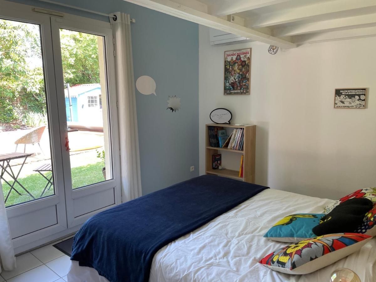 Merig'Home Chambre Bd Climatisee Dans Maison Avec Piscine Au Calme En Ville, Sdb & Toilettes Prives Angoulême Екстериор снимка